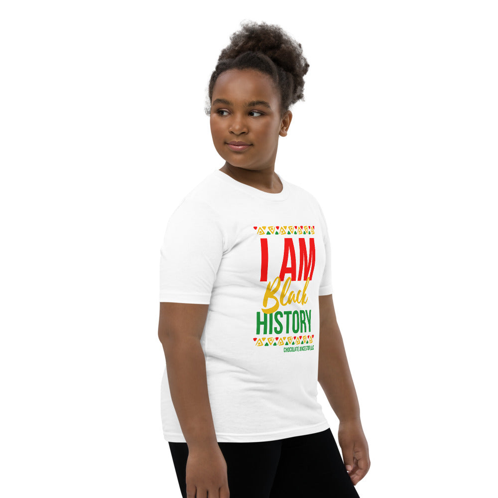 I Am Black History Youth Short Sleeve T-Shirt